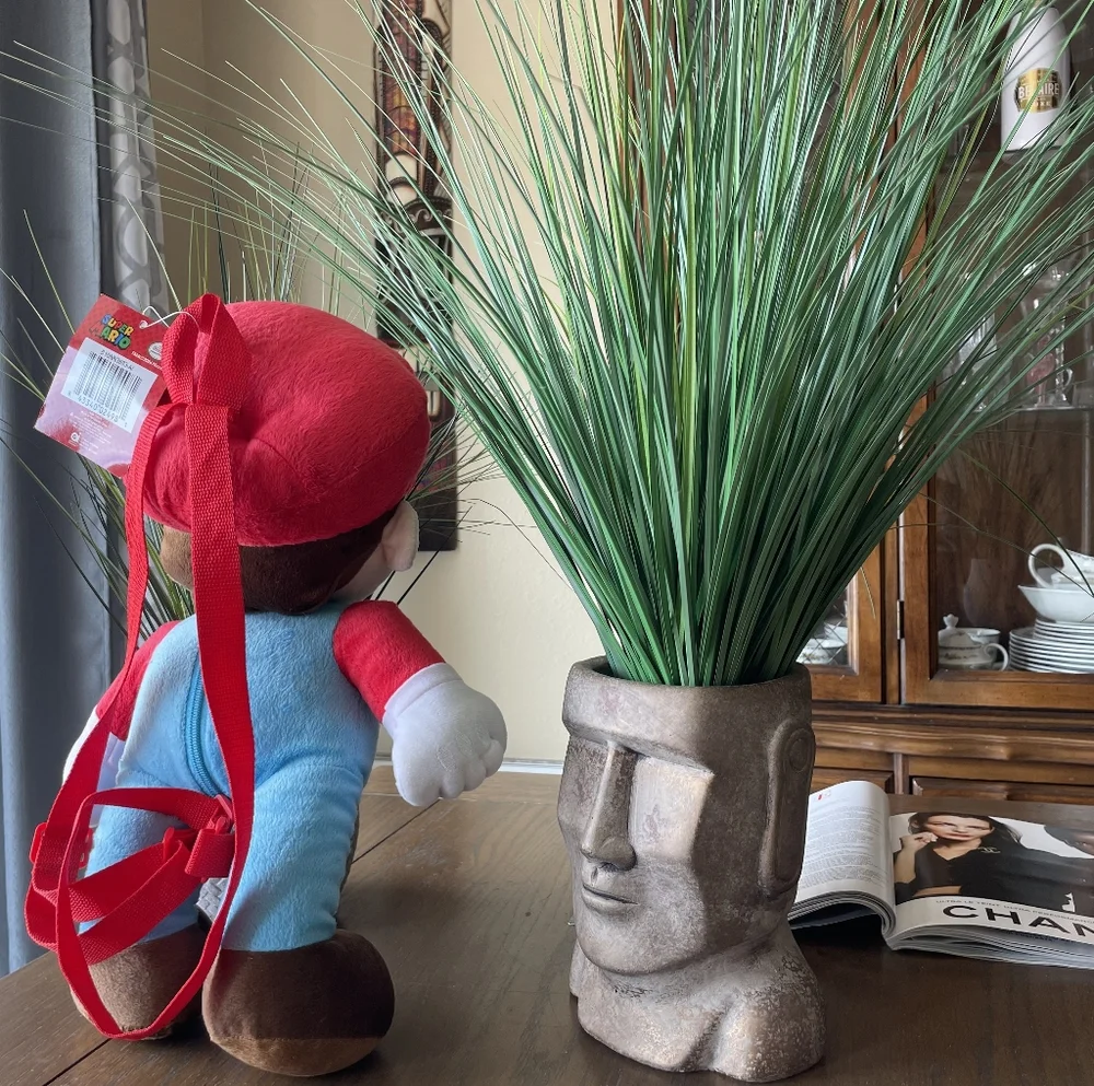 Nintendo Super Mario 🔥 Plush Large 20" Backpack Bag NWT - Picture 3 of 8